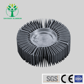 Precision Moulding Cooling Heat Sink Machining Extrusion Profile Anodized Aluminium Heat Sink